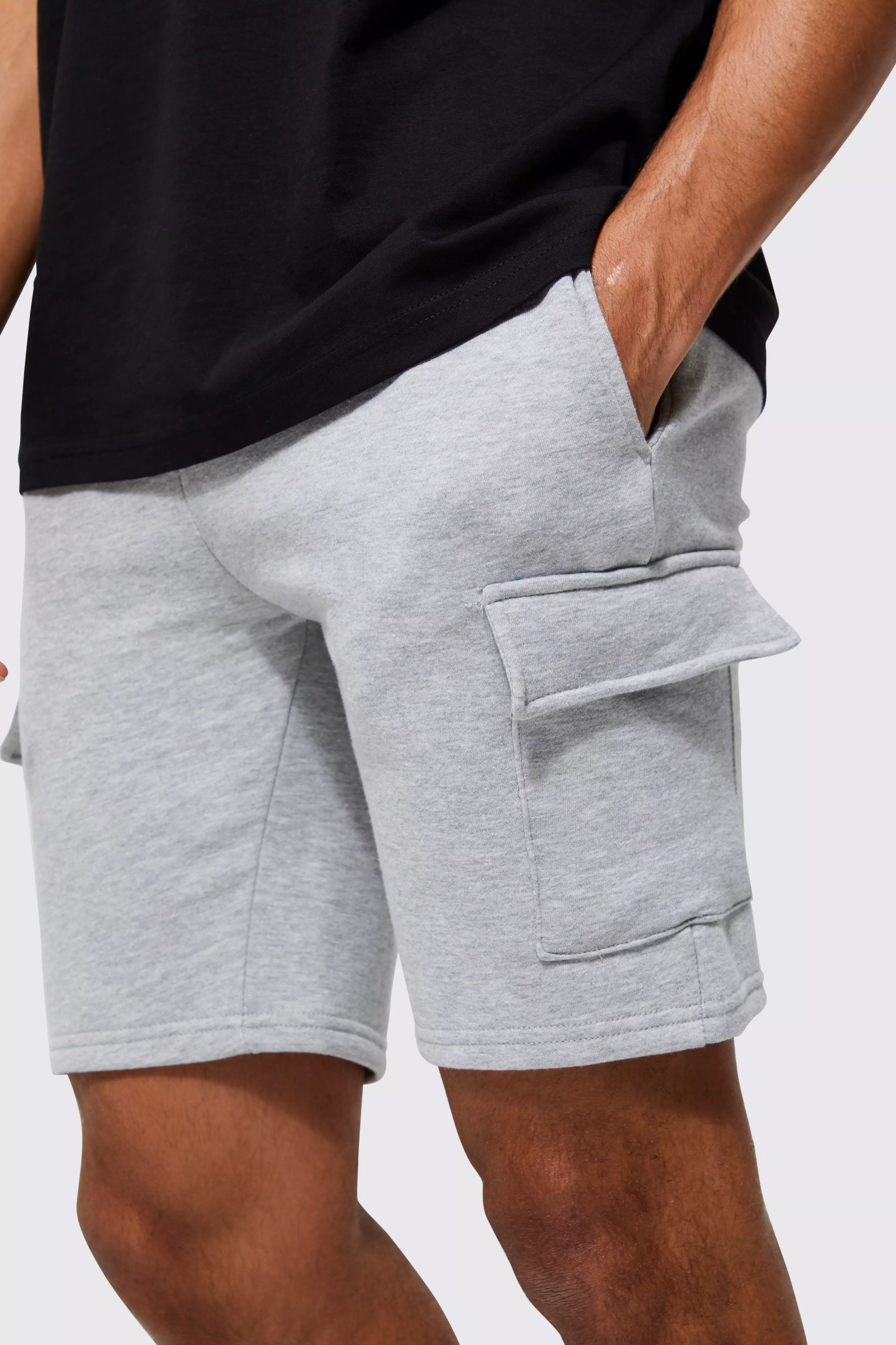 Mid length cargo store shorts